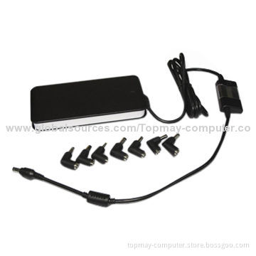 Universal Notebook Adapter with USB Port and LCD Display, Measures 157 x 72 x 17.8mm